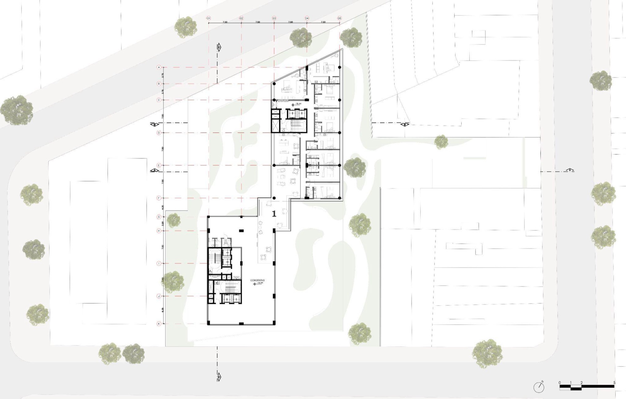 Fifth floor plan