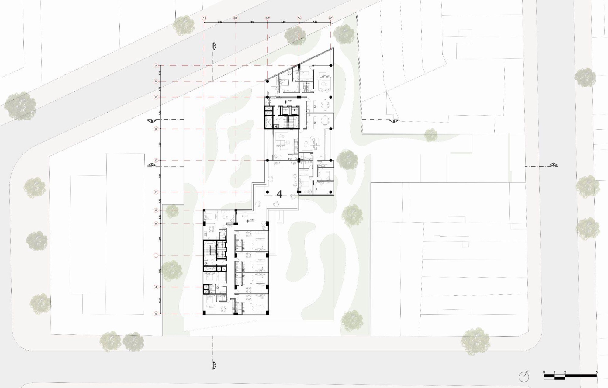 Fourteenth floor plan