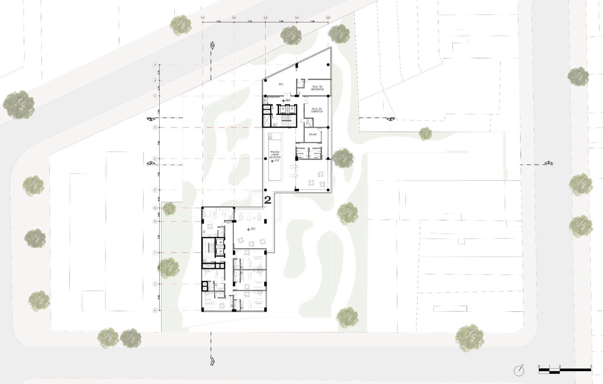 Ninth floor plan