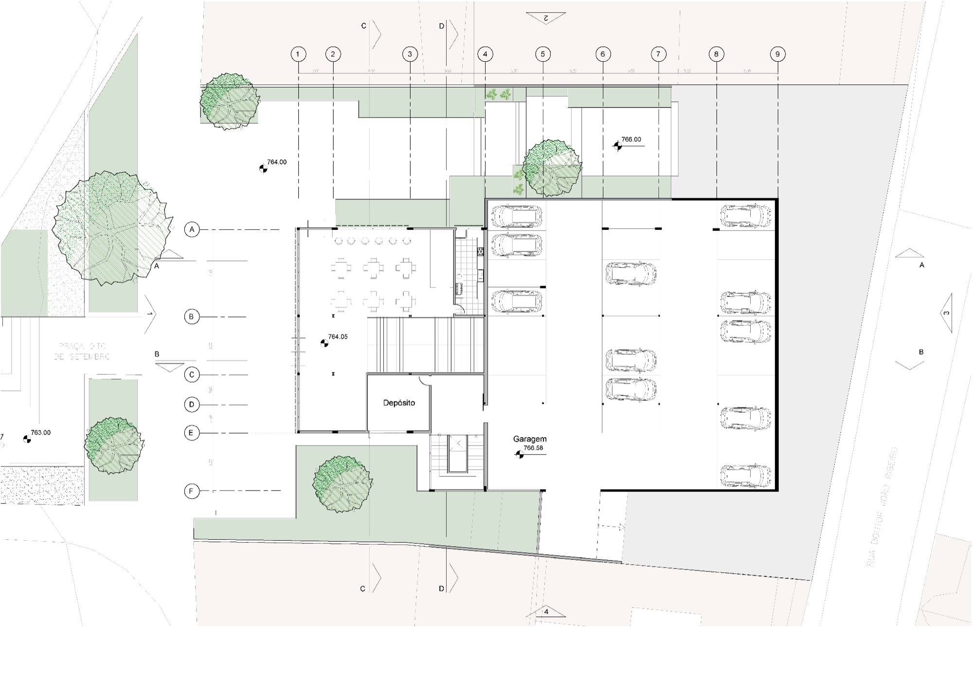 Garage floor plan