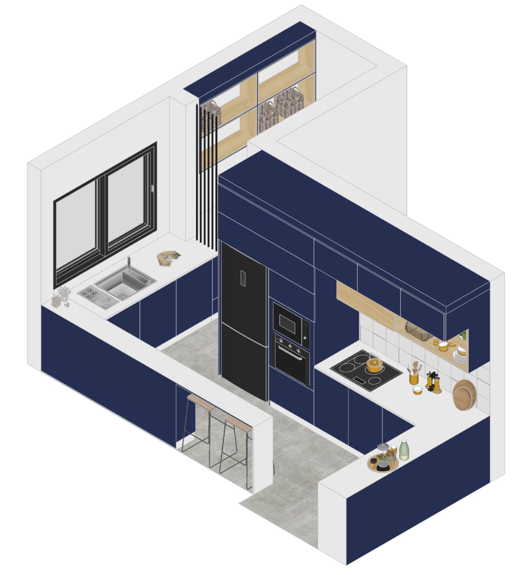 Kitchen cabinetry