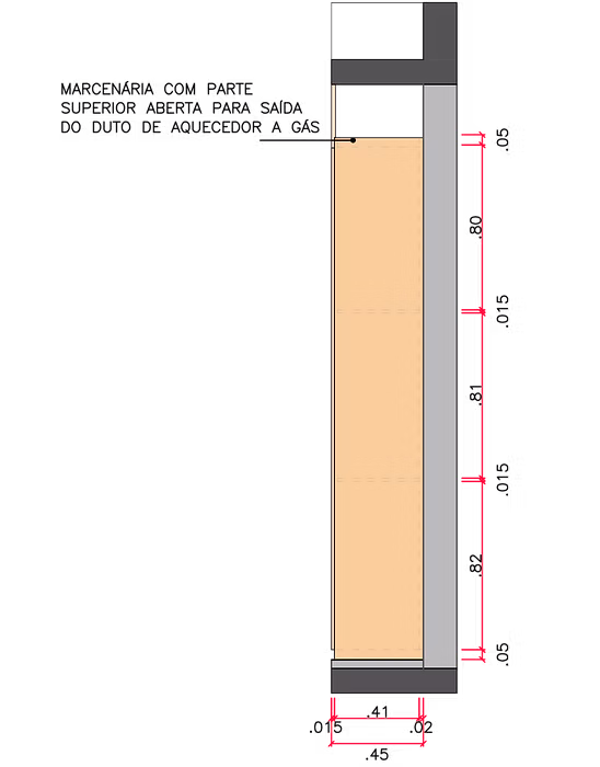Studio millwork detail
