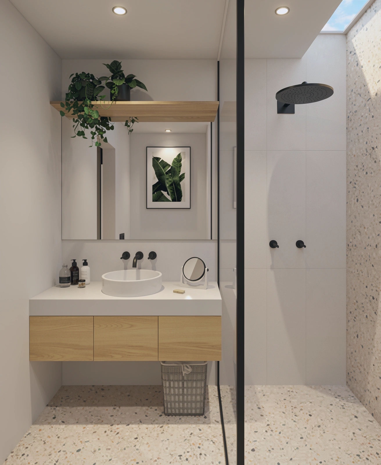 Ensuite bathroom render