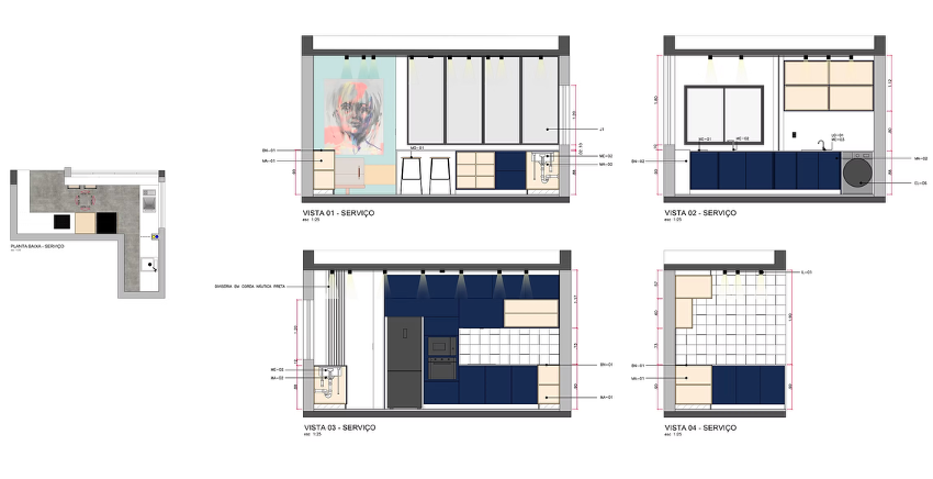 Kitchen elevations