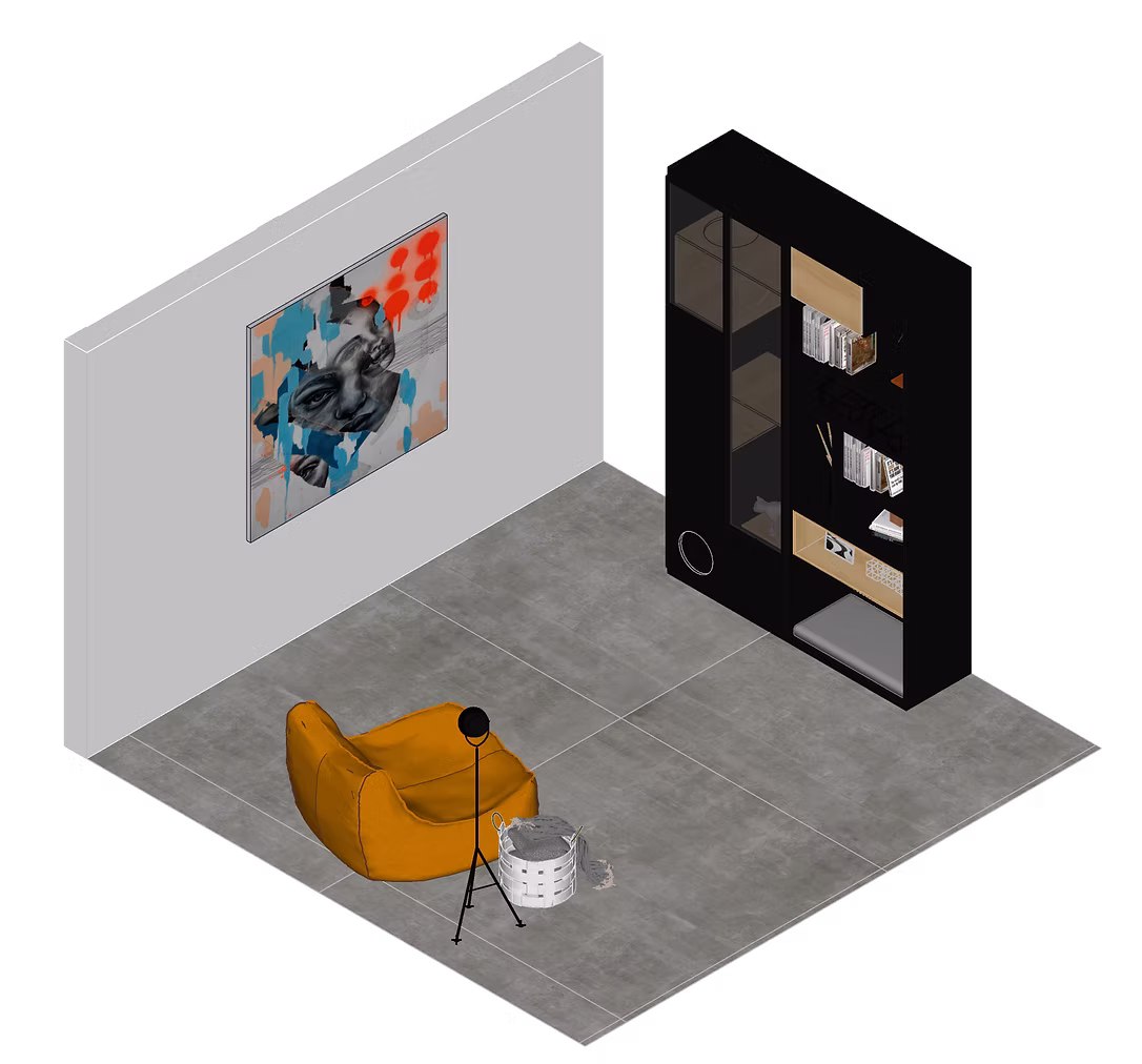 Library isometric view