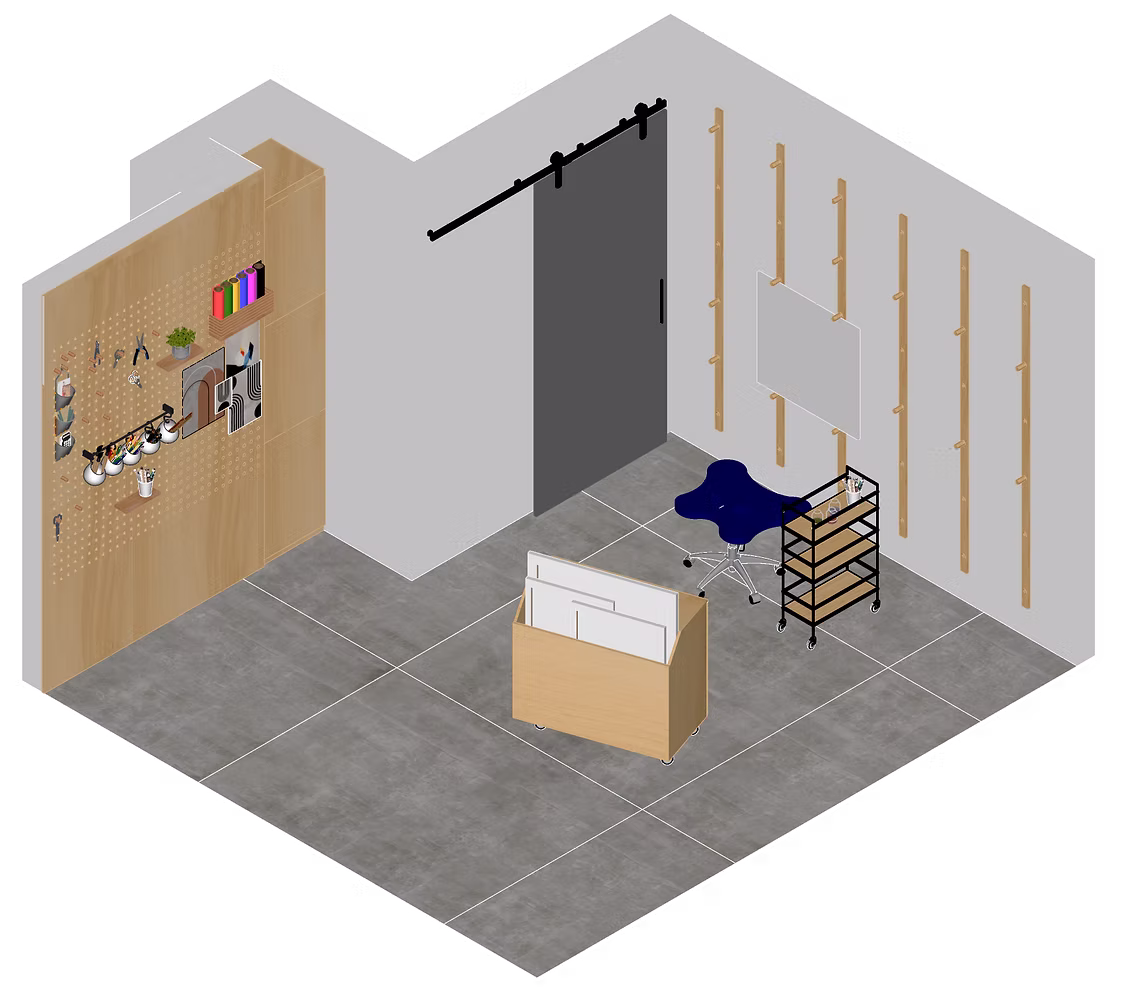 Studio isometric view