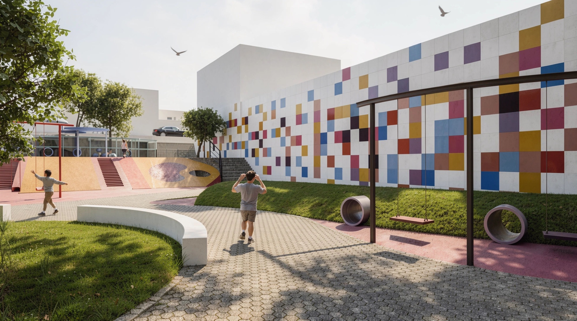 Children's Plaza & Urban Regeneration Proposal