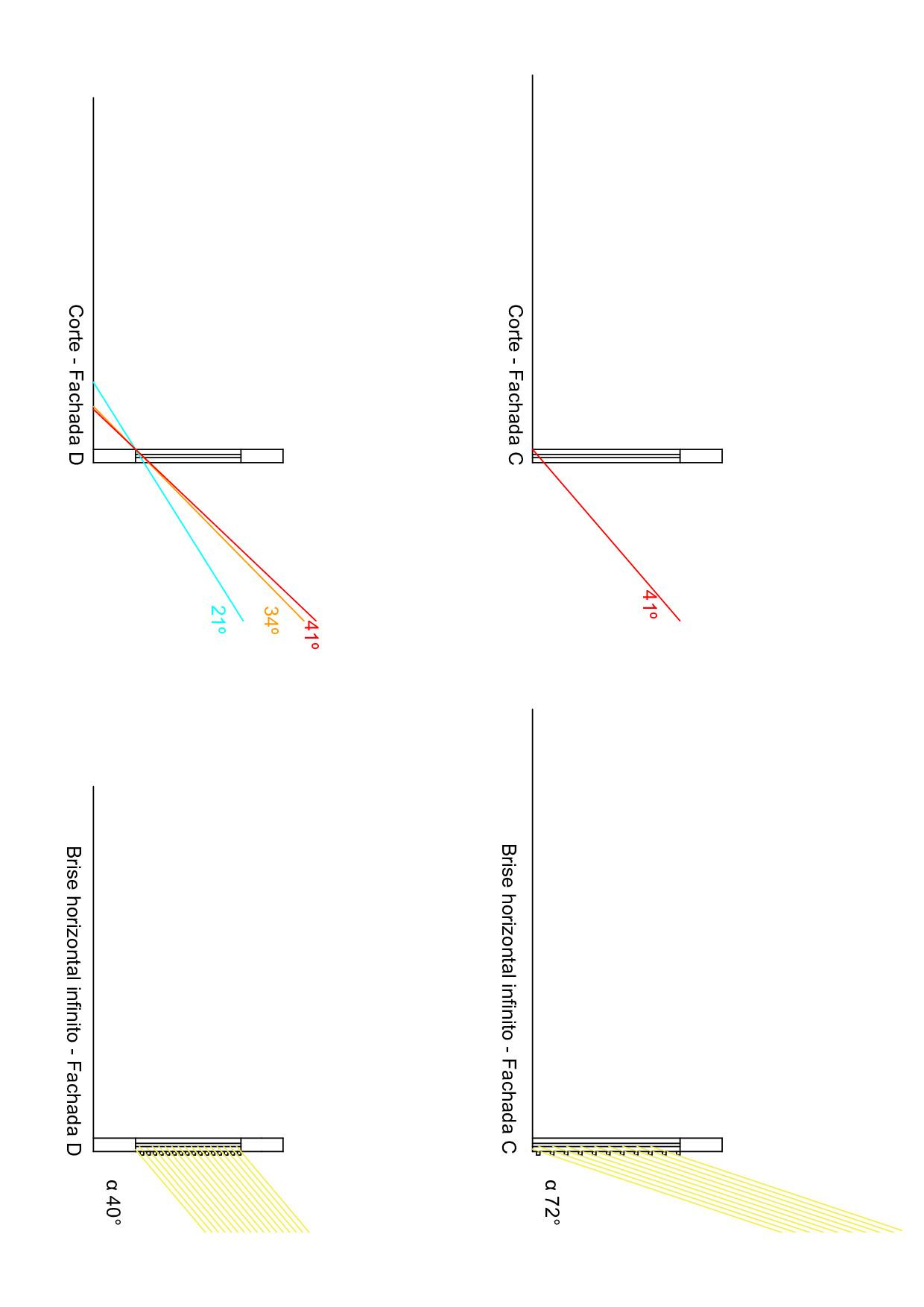 Preliminary brise-soleil study